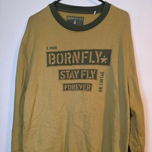 Firefly Men's Khaki and Green Sweatshirt